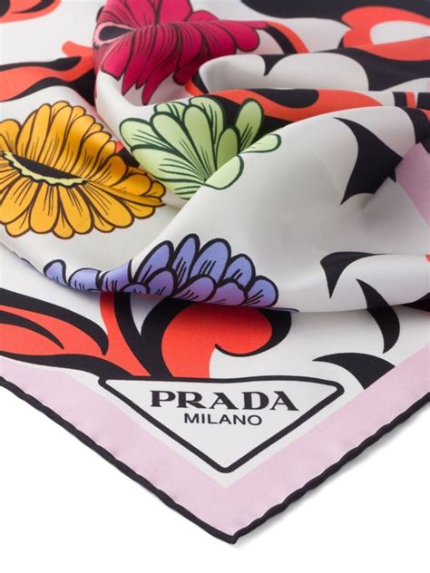 prada hat and scarf|Prada twill scarf.